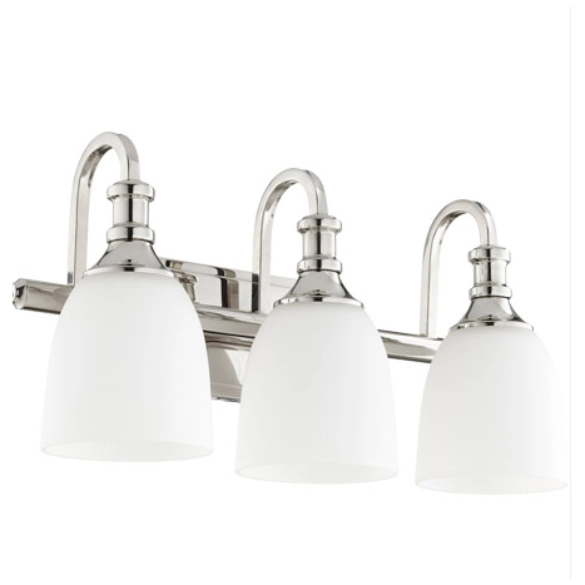 3 Bulb Flower Vanity Light 