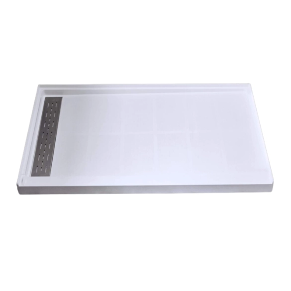 60x32 Shower Base - Linear Drain 