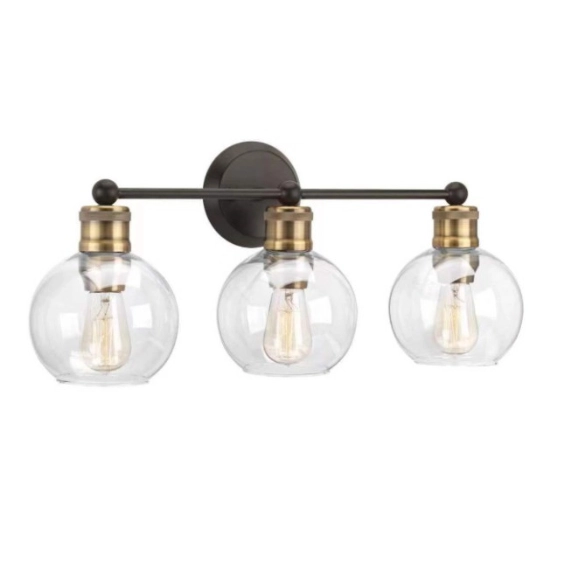 Black and Gold Vanity Light 