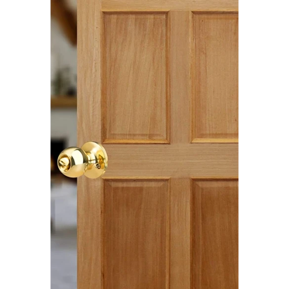 Knob Door Lock Gold (KEY) 
