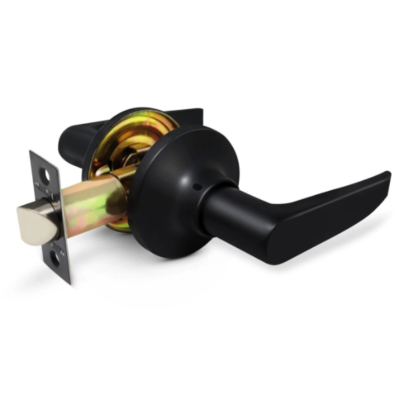 Lever Door Lock Black (PASSAGE) 