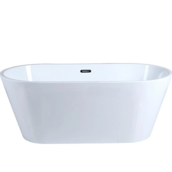 Round Freestanding Bathtub - WHITE 