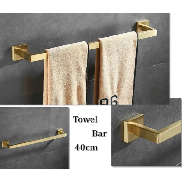 Solid Gold Chrome Square 3pc 